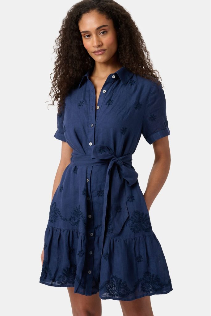 Vanna Embroidery Margaret Dress
