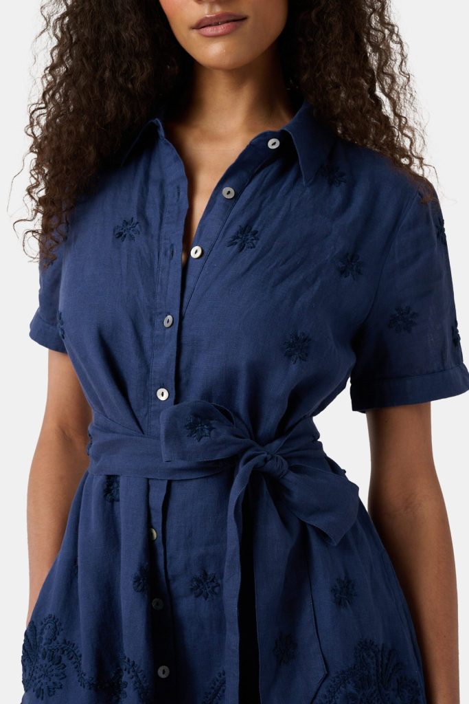 Vanna Embroidery Margaret Dress