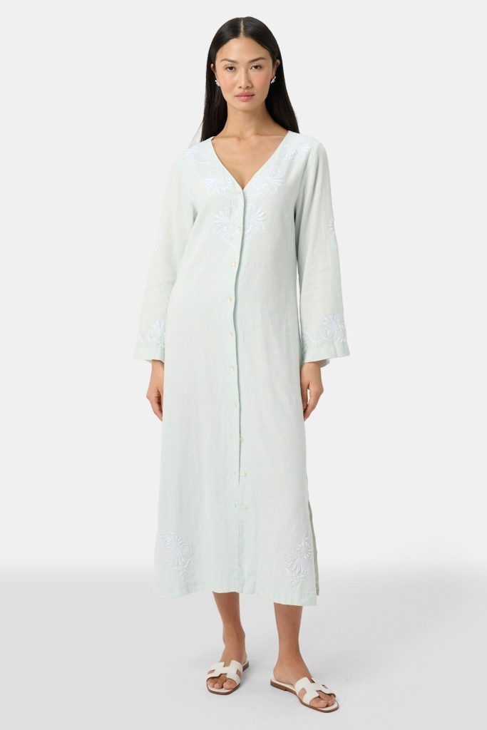 Vanna Embroidery Rachel Caftan