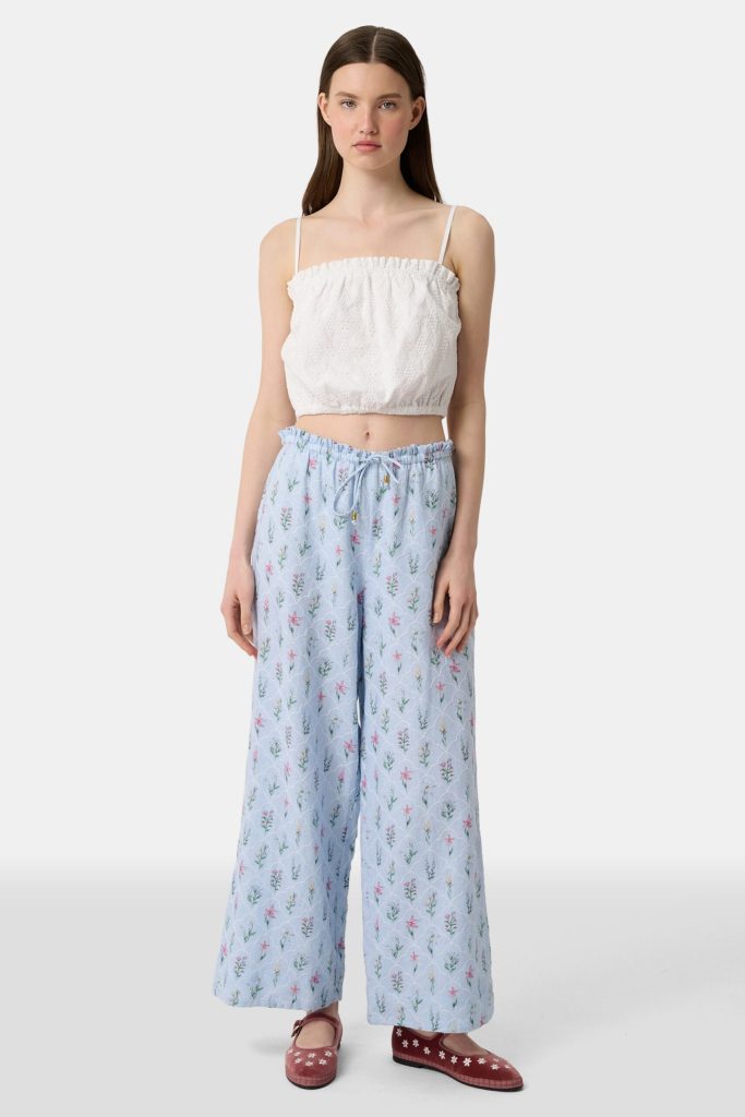Eyelet Lattice Leah Top