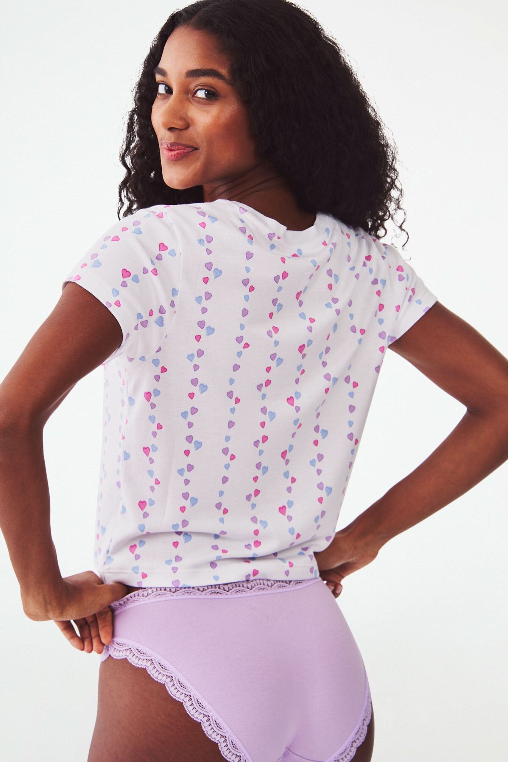 Falling Hearts Baby Tee