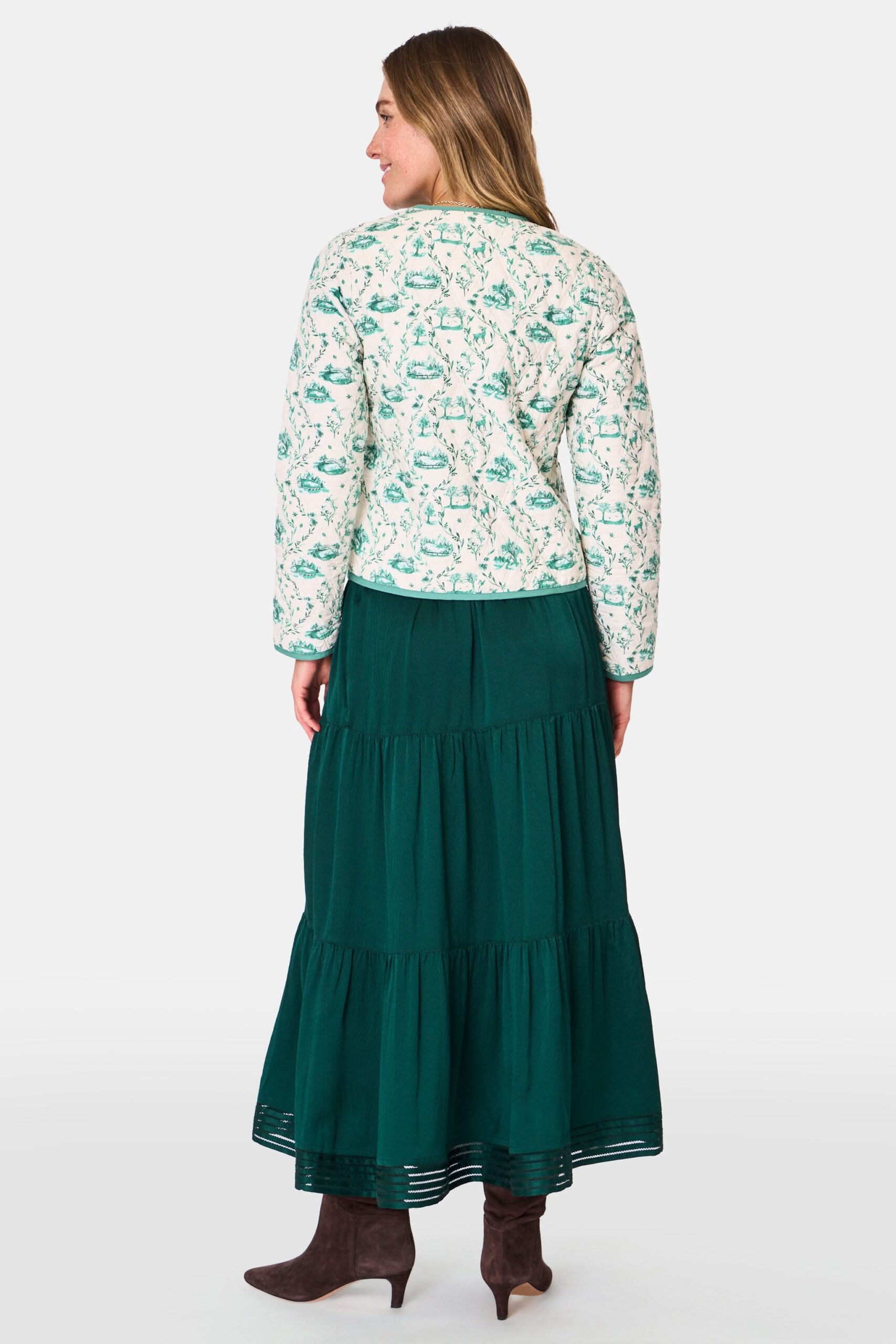 Feather Stitch Embroidery Carlisa Skirt