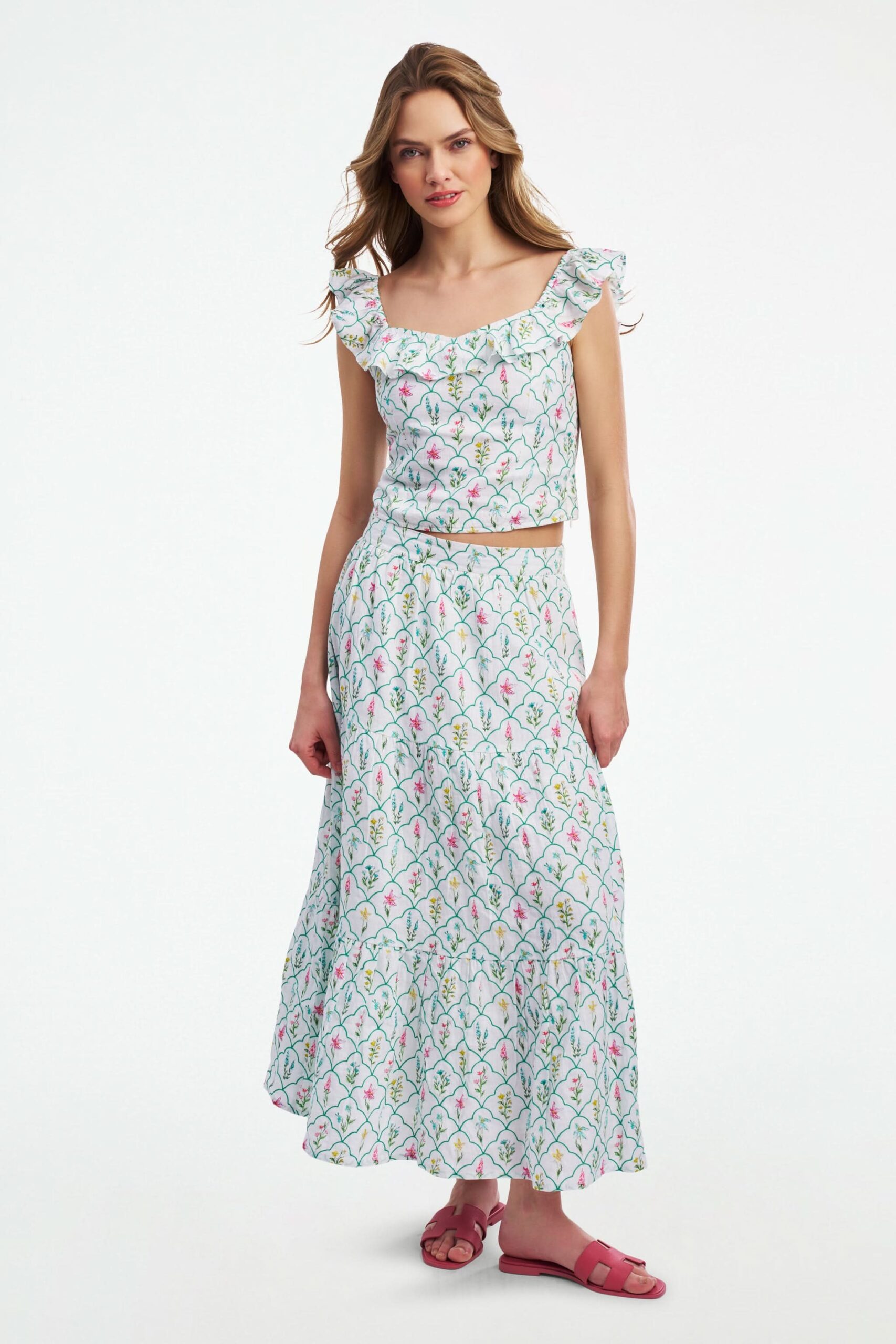 Jemina Wildflower Embroidery Khalia Top