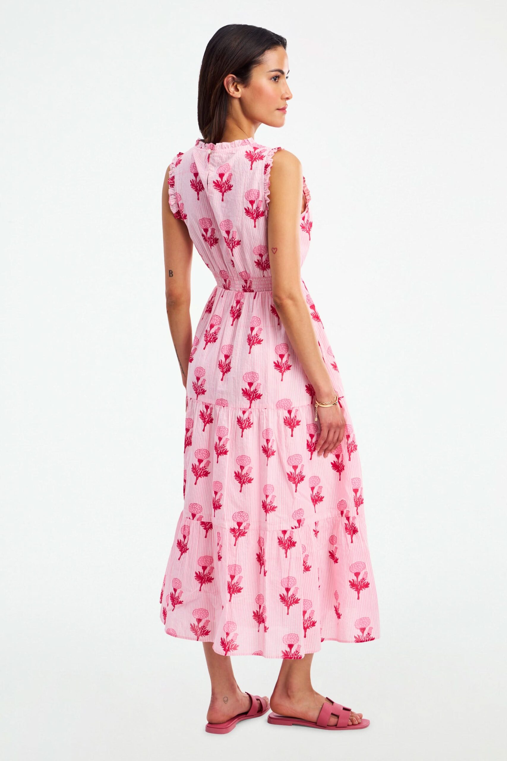 Marigold Stripe Milani Dress