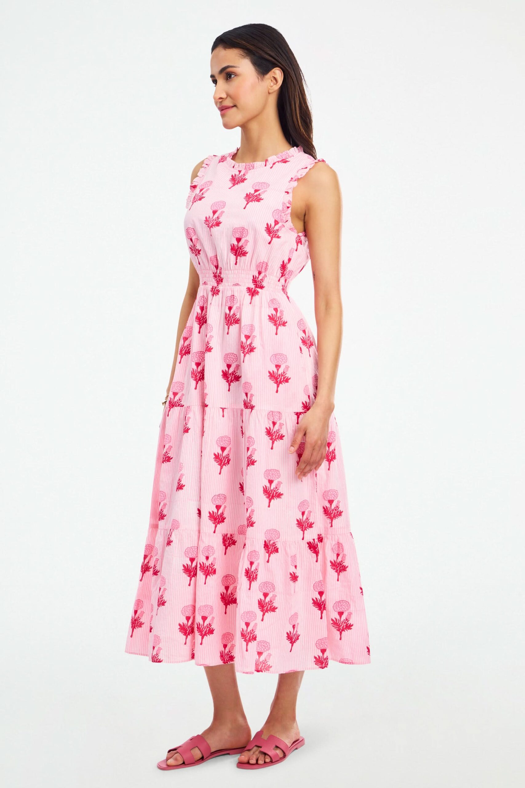 Marigold Stripe Milani Dress