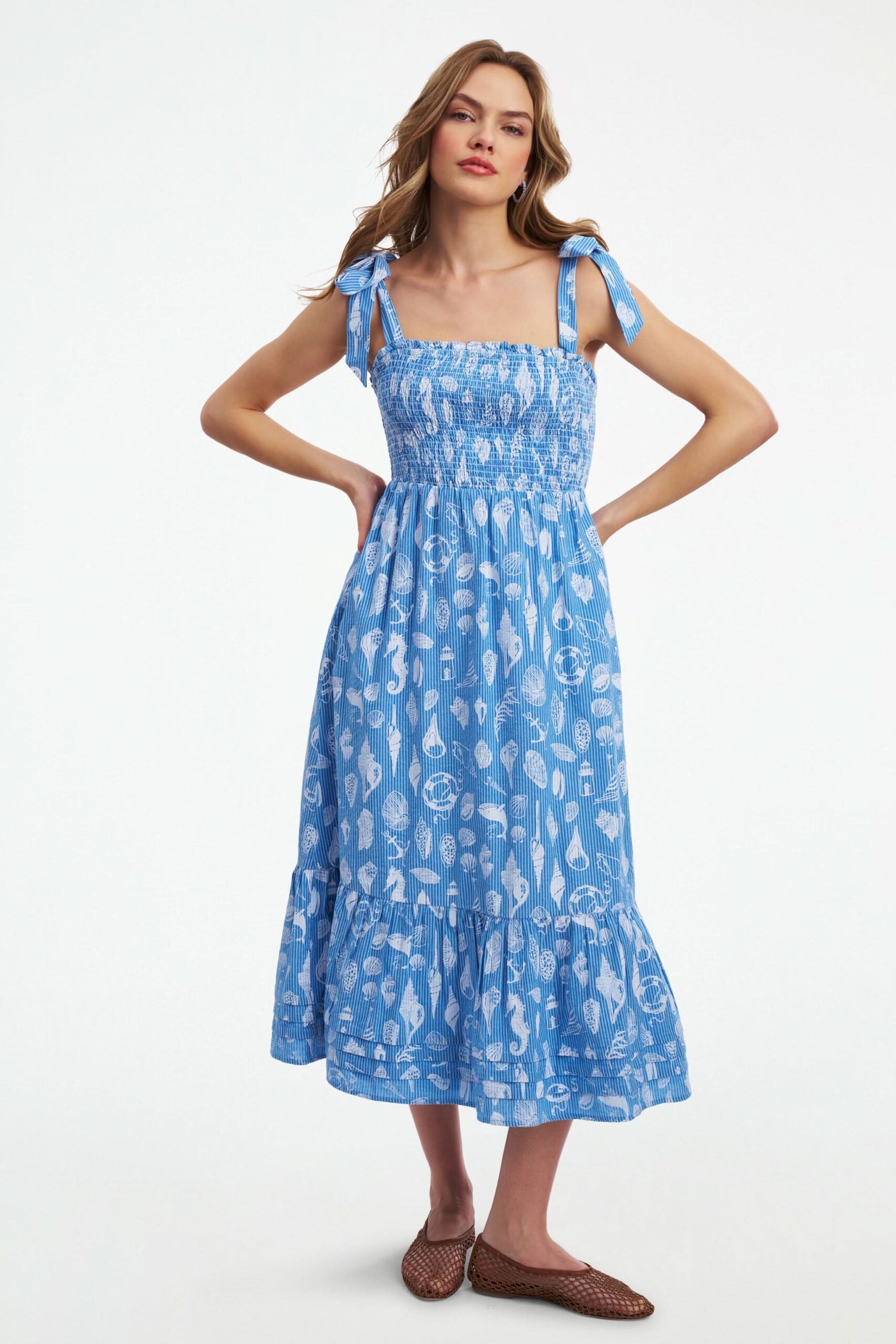 Seaside Stripe Georgina Dress