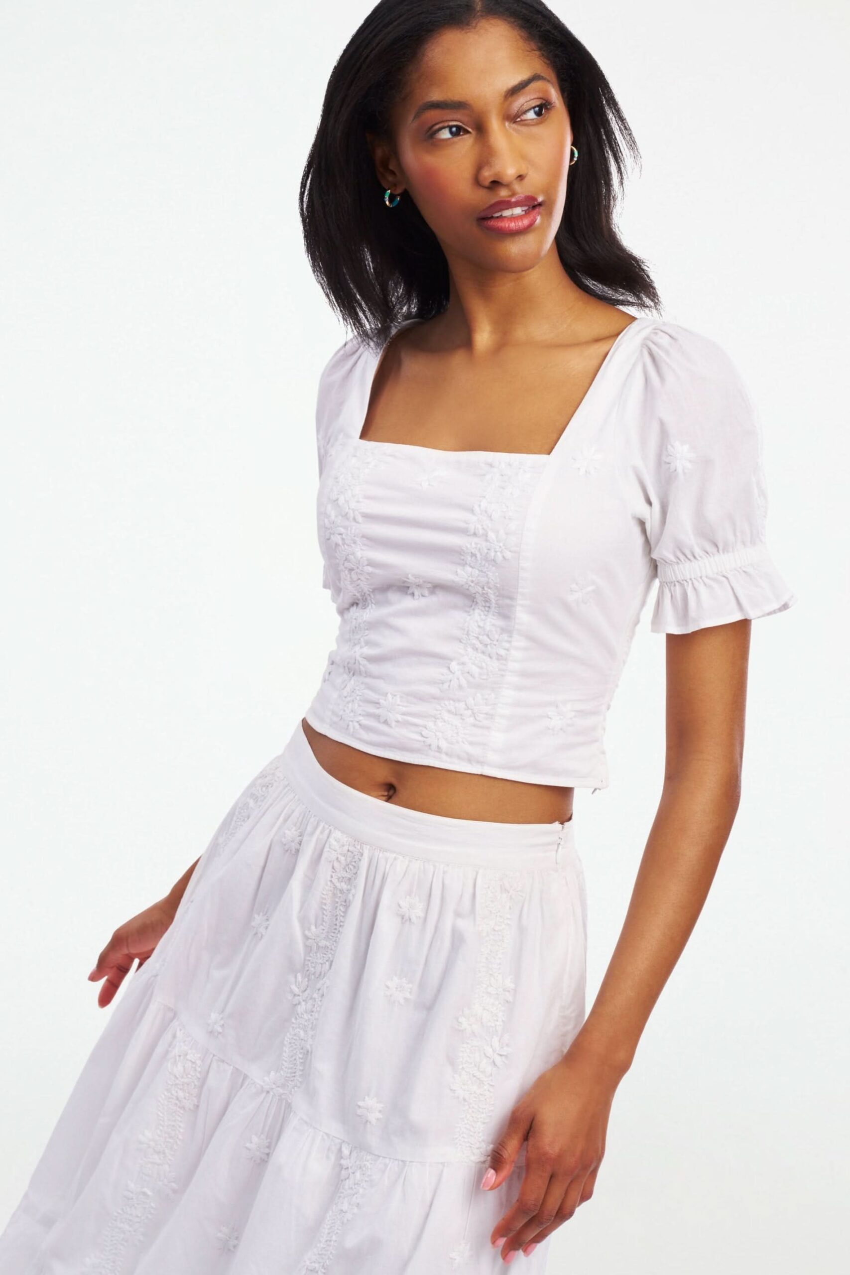 Vanna Embroidery Kayla Top