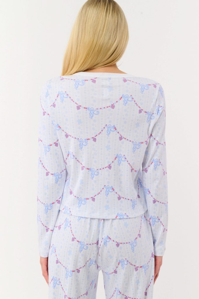 Snowflake Stripe Nessa Cardigan