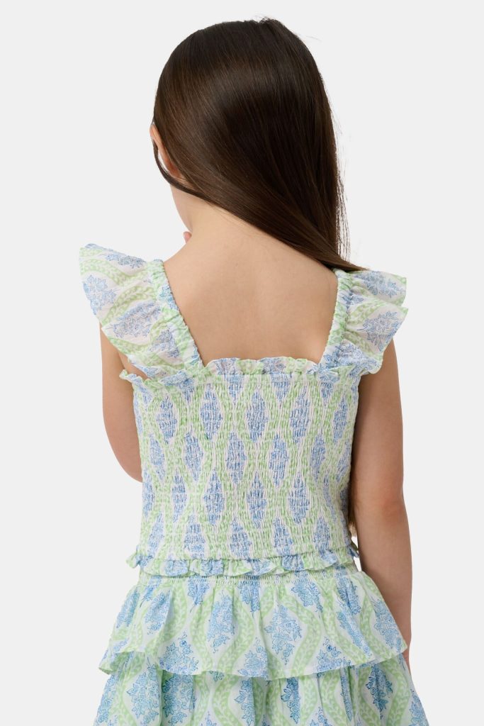 Kids Zelda Floral Tory Top