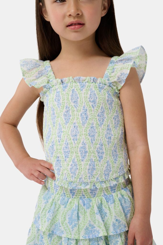Kids Zelda Floral Tory Top