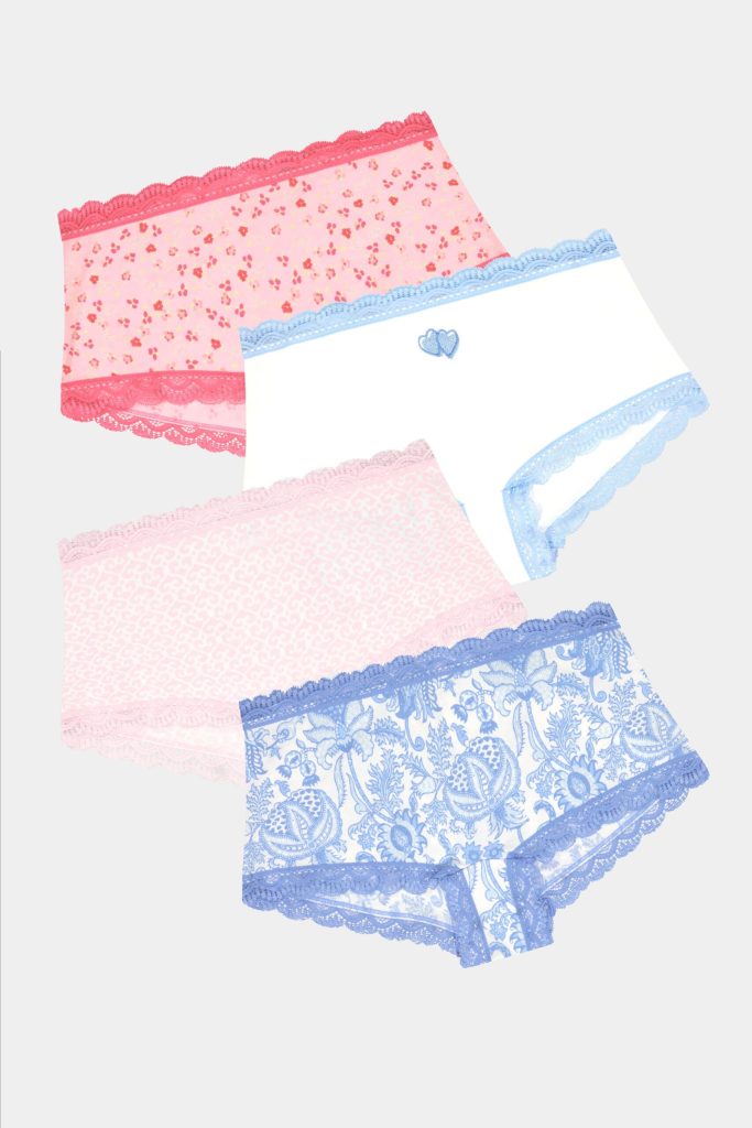 Pastel Core Boyshort 4 Pack
